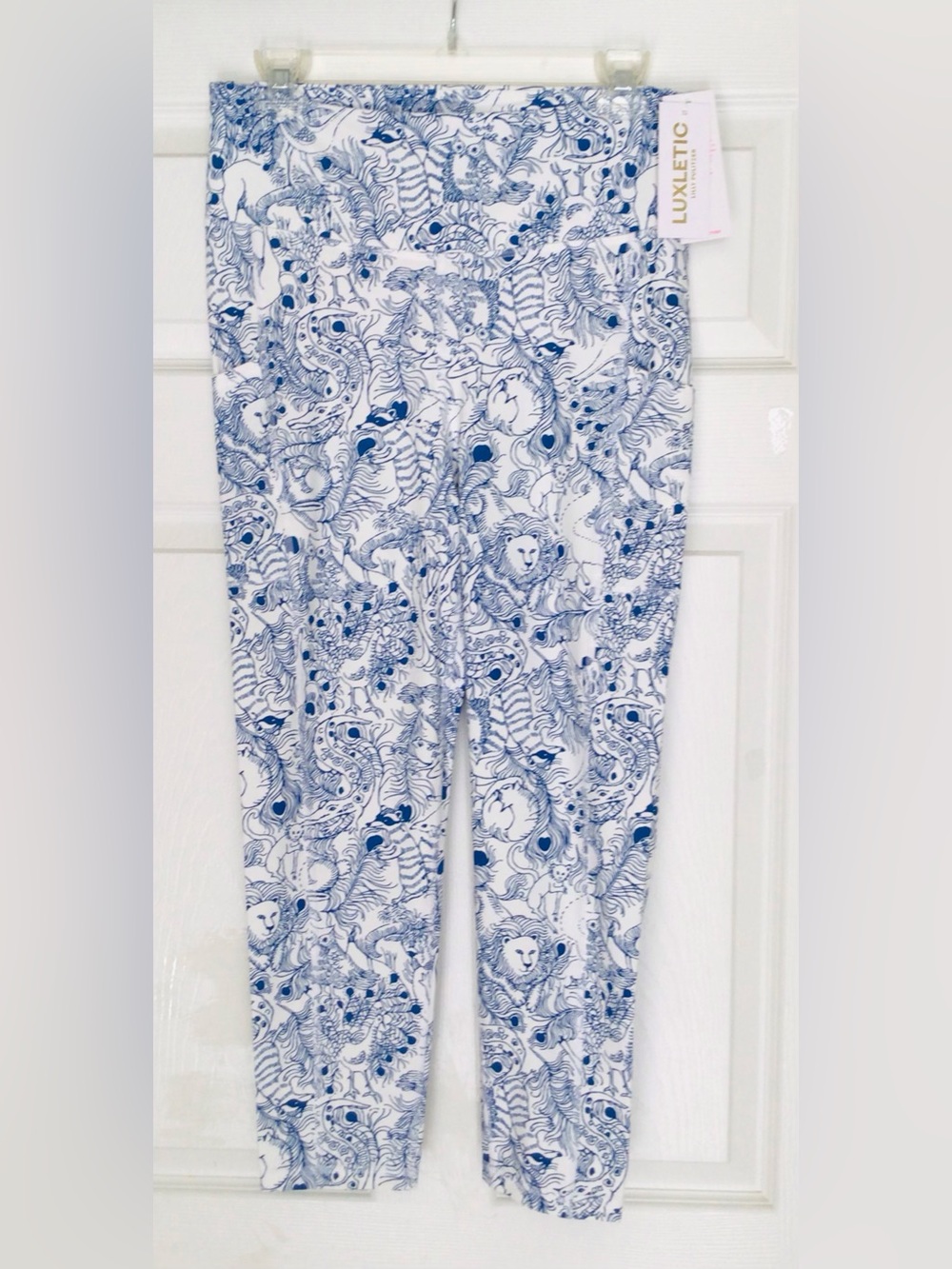 Lilly Pulitzer Weekender 24” High Rise Midi Leggings Starlight Navy